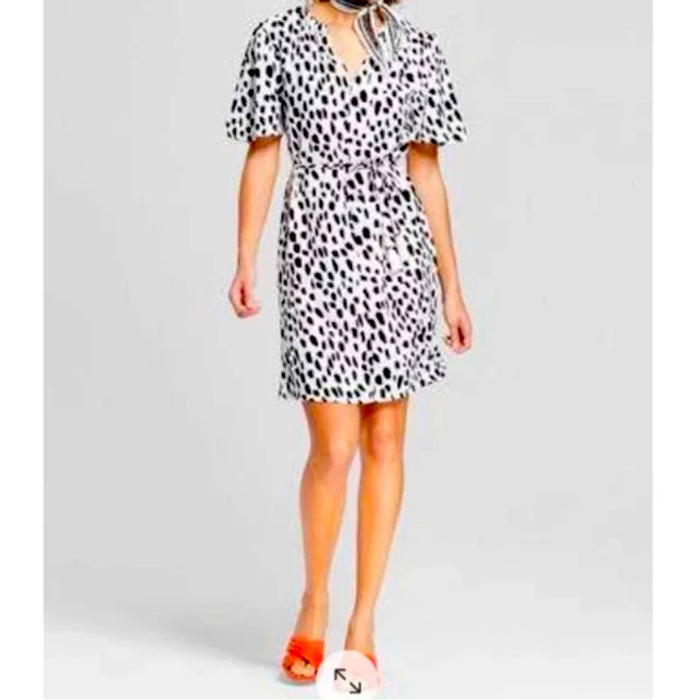 Dalmatian Print Dress
